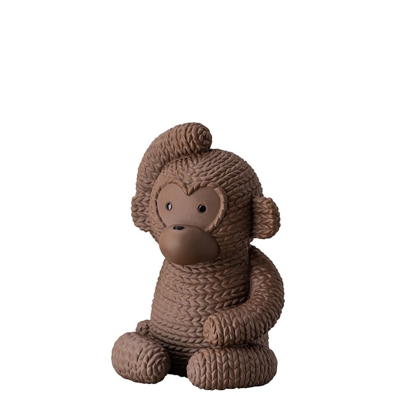 Rosenthal Pets Large Monkey Gordon Macaroon H 11, 50 cm