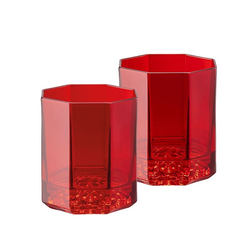 Versace Medusa Lumiere Rosso Set 2 Bicchieri Whisky