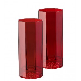 Versace Medusa Lumiere Rosso Set 2 Bicchieri Longdrink