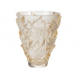 Lalique Champs-Elysee Small Vase Gold Luster Ref.10598500
