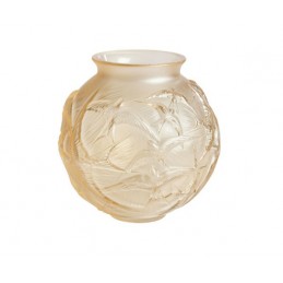 Lalique Hirondelles Vaso Medio Oro Lustro Ref. 10645000