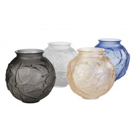 Lalique Hirondelles Medium Vase Gold Luster Ref.10645000