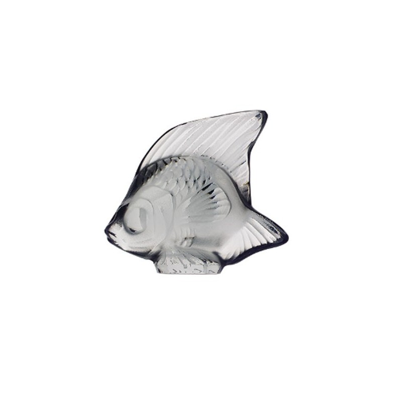 Lalique Pesce Grigio Scultura Cristallo Ref. 3001400