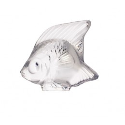 Lalique Fish Sculpture Clear Crystal Ref. 3000000