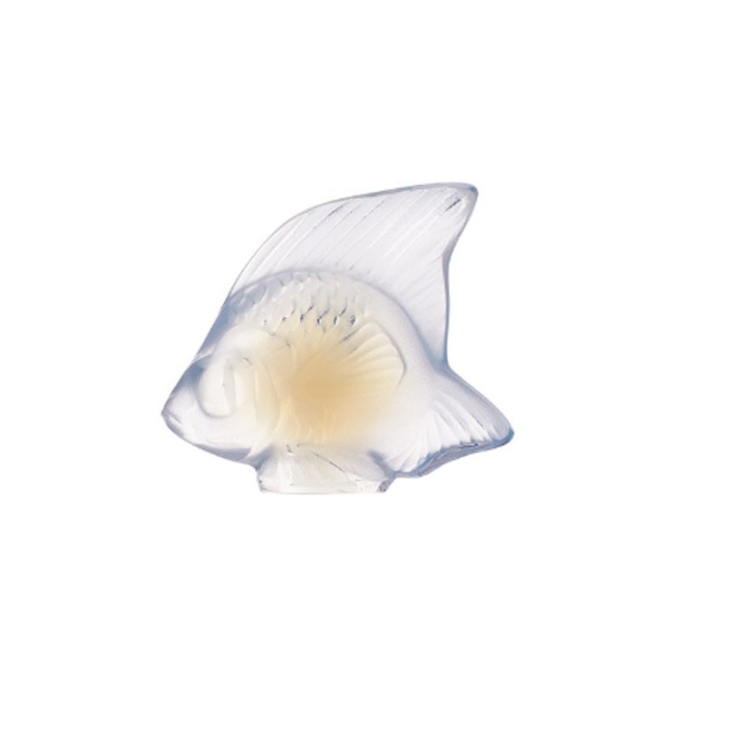 Lalique Fish Sculpture Opalescent Crystal Ref. 3001300