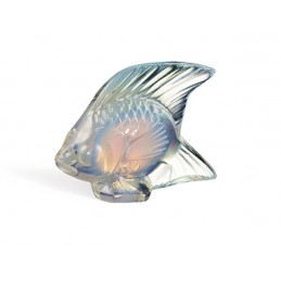 Lalique Fish Sculpture Opalescent Luster  Crystal Ref. 10307700