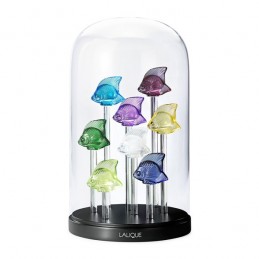 Lalique Acquario Pesci con 8 Pesci inclusi