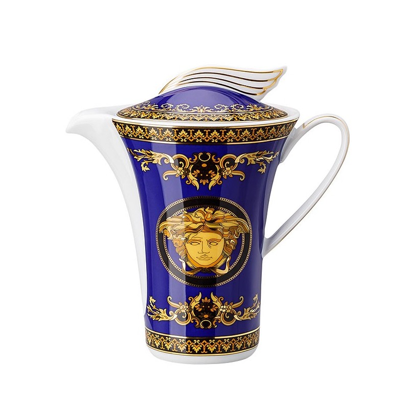 Versace Rosenthal Medusa Blue Creamer