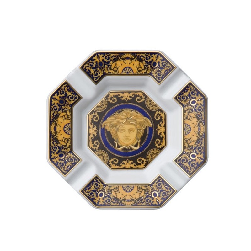 Versace Medusa Blue Posacenere 14 cm