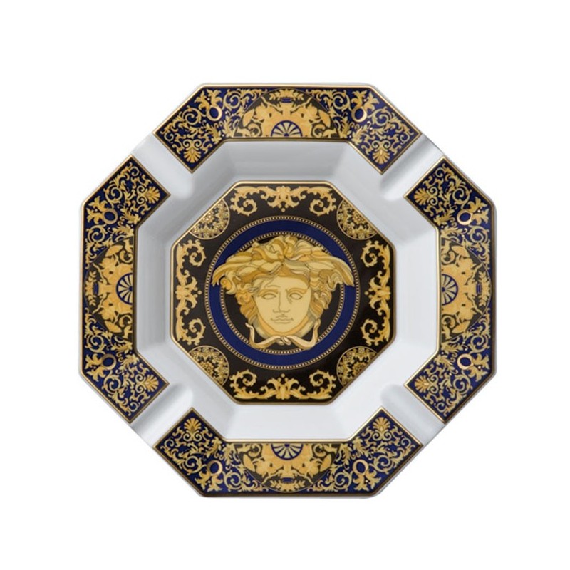 Versace Medusa Blue Posacenere 24 cm