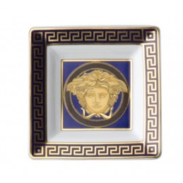 Versace Rosenthal Medusa Blue Tray 8 cm