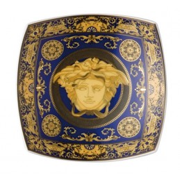 Versace Rosenthal Medusa Blue Dish 18 cm Ref. 12116-409620-25818