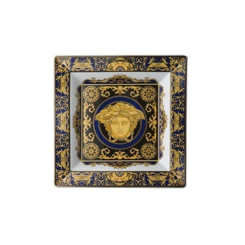 Versace Rosenthal Medusa Blue Dish 14 cm Ref. 14085-409620-25814