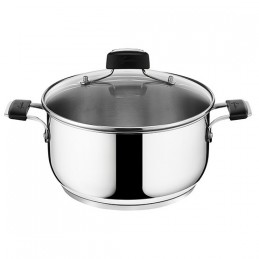 Lagostina Tempra Casseruola fonda con coperchio 16 cm