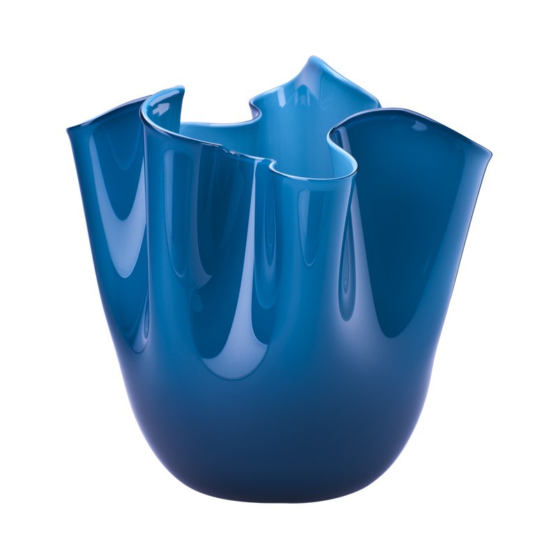 Venini Vaso Fazzoletto Opalino Piccolo Orizzonte H 13, 5 cm 700. 04