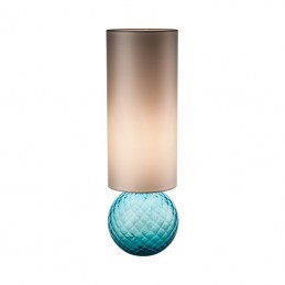 Venini Balloton Lamp Aquamarine 845.11 with Lampshade