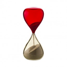 Venini Hourglass Straw / Red H. 25 cm 420. 06