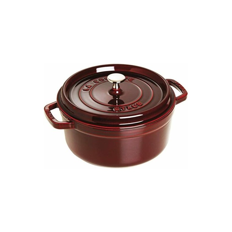 Staub Cocotte Tonda - Vaporiera 26 cm Granata 40510-600