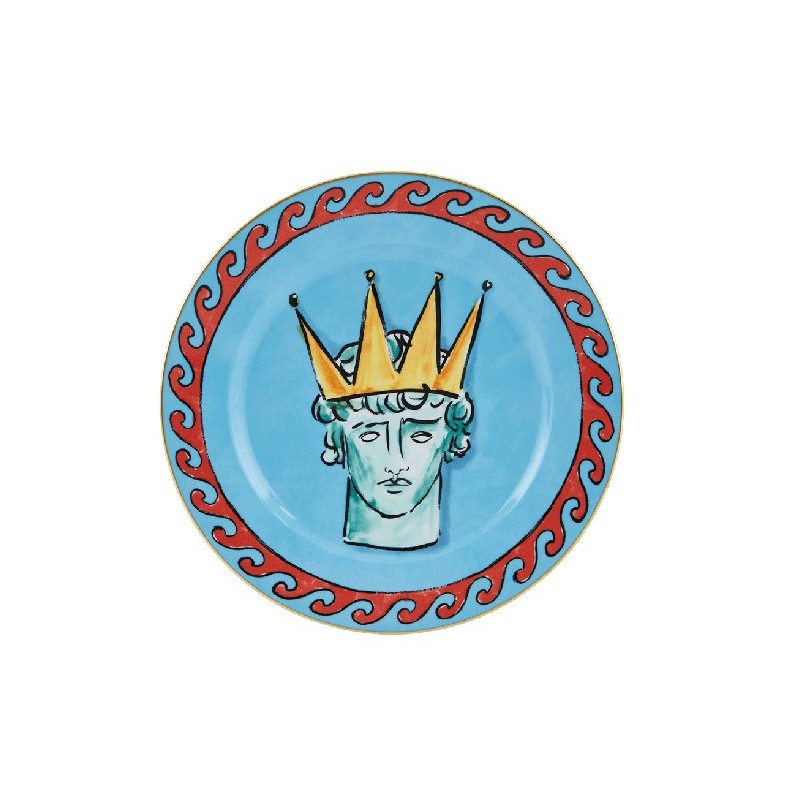 Richard Ginori Il Viaggio di Nettuno Dinner Plate 28 cm Sea Blue