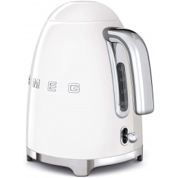 Smeg Bollitore Elettrico Logo 3D Bianco Estetica Anni 50