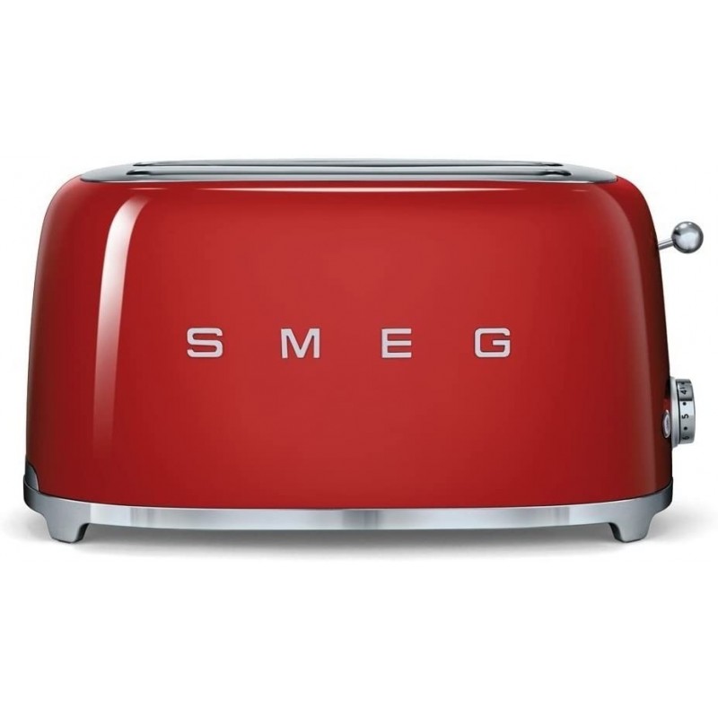 Smeg Tostapane 4 Fette Rosso TSF02RDEU