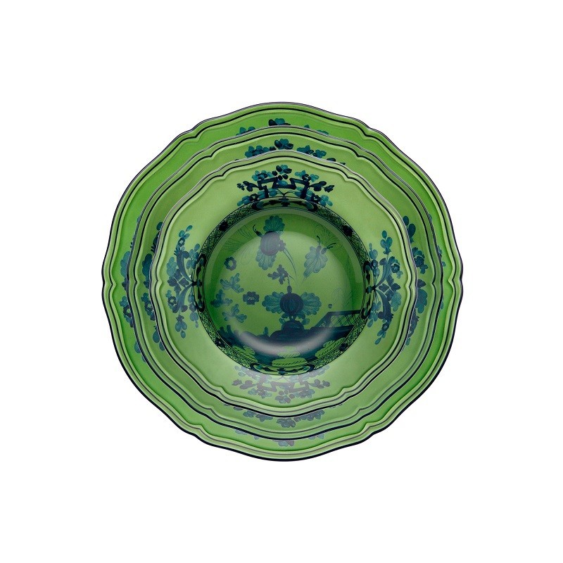 Richard Ginori Oriente Italiano Malachite Table Setting 3 Pcs