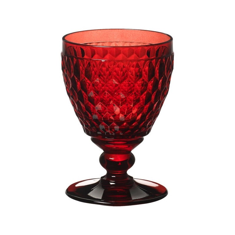 Villeroy & Boch Boston Coloured Set 4 Pcs White Wine Glasses Red 0030