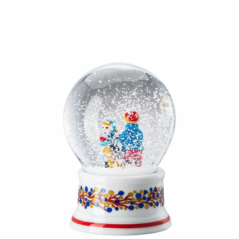 Hutschenreuther Glass Sphere with Snow effect " Christmas Bakery"