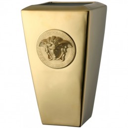 Versace Rosenthal Medusa Gold Vase 32 cm