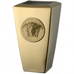 Versace Rosenthal Medusa Gold Vase 24 cm