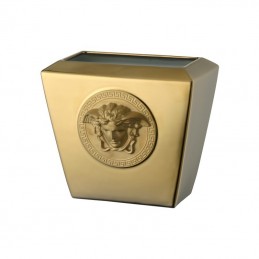 Versace Rosenthal Medusa Gold Vase 18 cm
