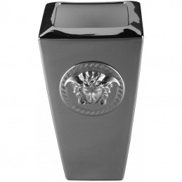Versace Rosenthal Medusa Platin Vase 24 cm