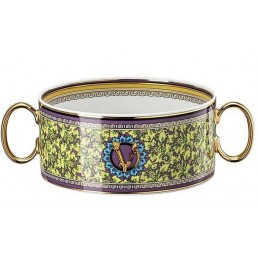 Versace Rosenthal Barocco Mosaic Creamsoup Cup with Saucer