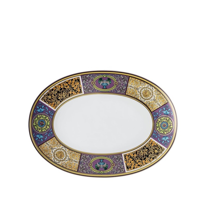 Versace Barocco Mosaic Piatto Ovale 38 cm