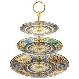 Versace Barocco Mosaic Alzata Portafrutta 3 Pz