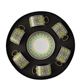 Versace Barocco Mosaic Set 6 Tazze The con Piattino