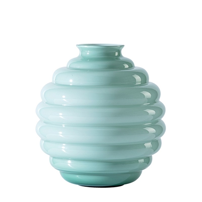 Venini Deco Vase Rio Green / Rio Green H. 24. 5 cm 707. 07