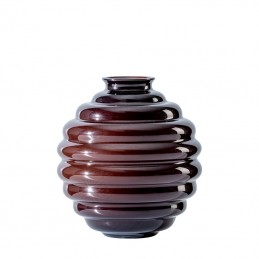 Venini Deco Vase oxblood red / Oxblood red H. 18 cm 707. 08