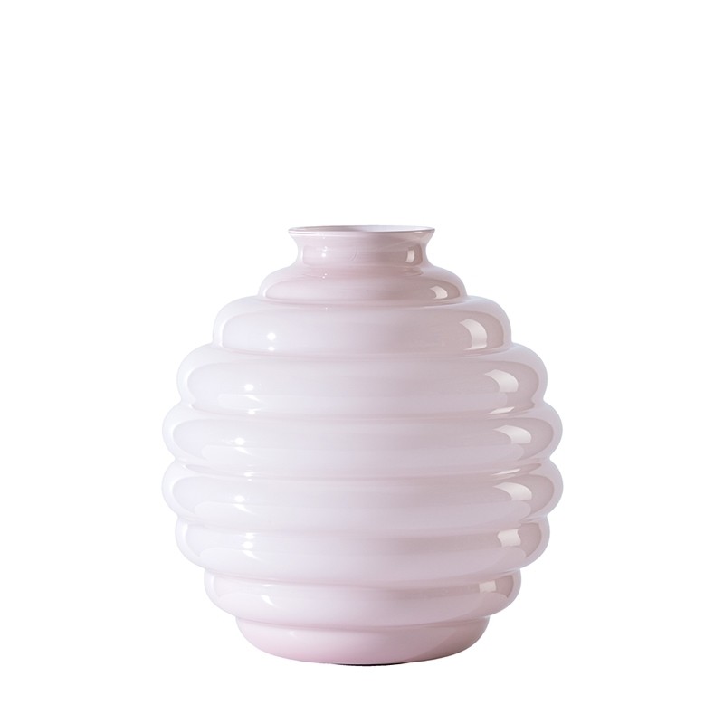 Venini Deco Vase Powder Pink / Powder Pink H. 18 cm 707. 08