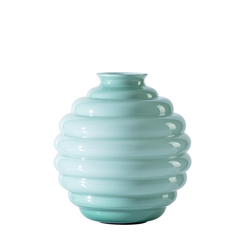 Venini Vaso Deco Verde Rio / Verde Rio H. 18 cm 707.08