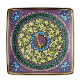 Versace Rosenthal Barocco Mosaic Square Bowl Flat 12 x 12 cm