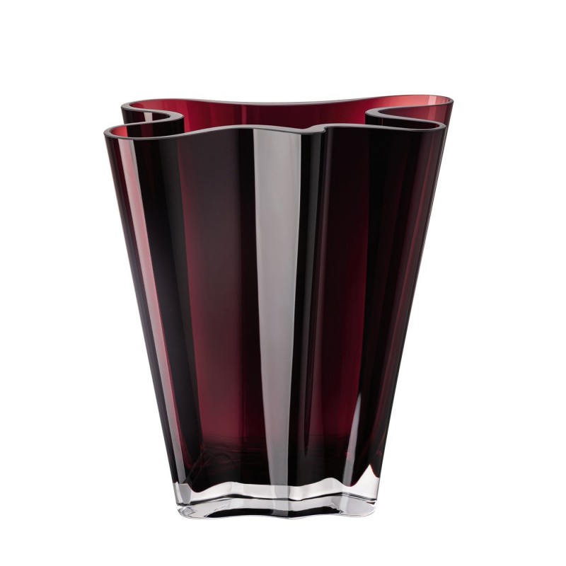 Rosenthal Vaso Flux Berry 20 cm in Cristallo