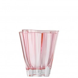 Rosenthal Vaso Flux Rosa 20 cm in Cristallo