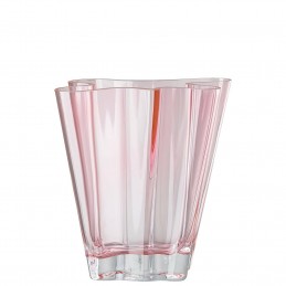 Rosenthal Vaso Flux Rosa 26 cm in Cristallo