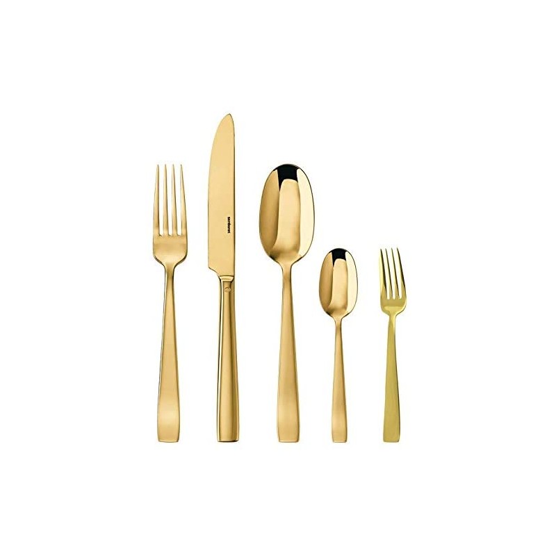 Sambonet Flat PVD Oro Servizio Posate 30 Pz 62712GN1