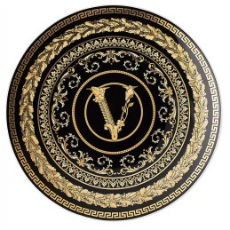 Versace Virtus Gala Black Piatto 17 cm
