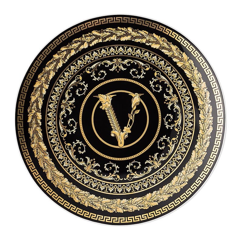 Versace Virtus Gala Black Piatto 17 cm