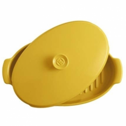 Emile Henry Piatto per Cottura al Cartoccio Giallo