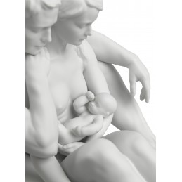 Lladrò Statua Famiglia L'Essenza della Vita Ref. 01008589