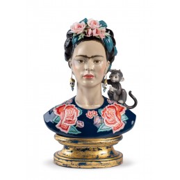 Lladrò Statua Frida Kahlo (blu) Edizione Limitata Ref. 01002026